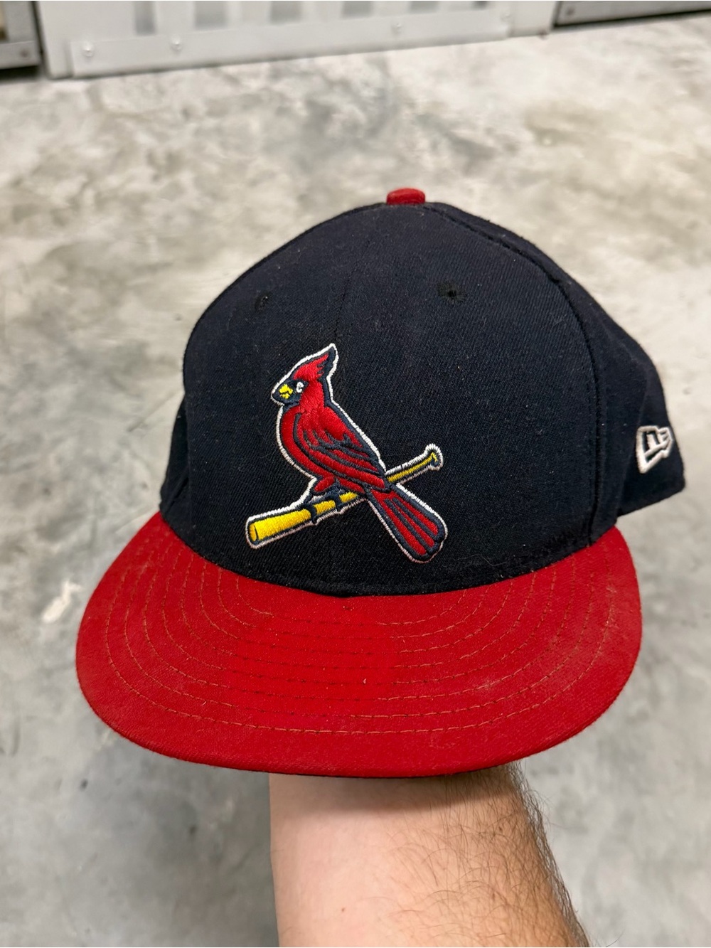 St Louis Cardinals Hat 7 3/8 New Era Fitted